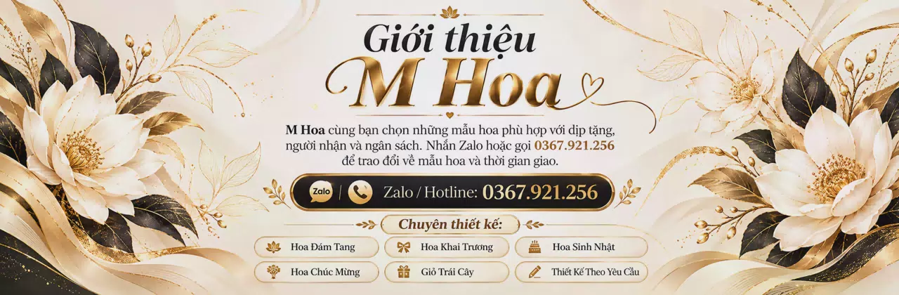 Ảnh bìa Shop hoa tươi Phường Đông A Ninh Bình - Gửi sự quan tâm qua từng món hoa